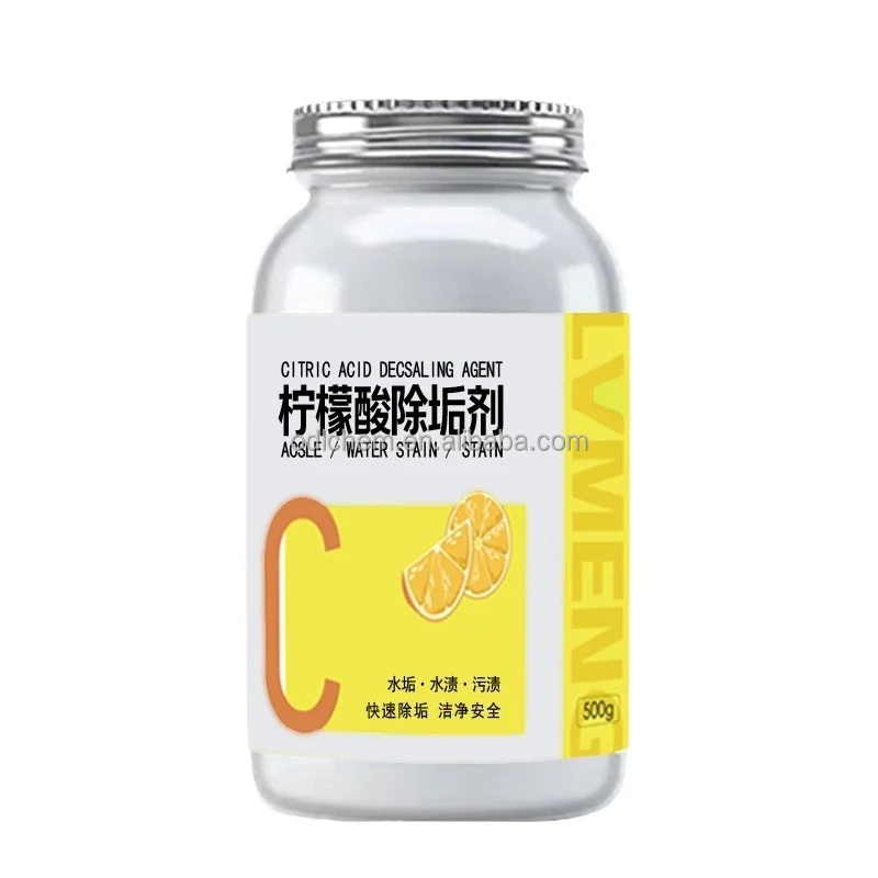 Small bottle 500g custom logo citric acid descaling agent wholesale