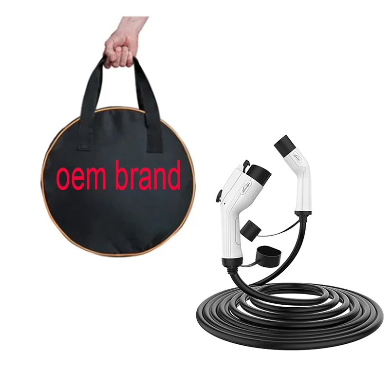 16A 32A 3.5kW 7kW  Cable IEC 62196  to SAE J1772 type 2 to type 1 ev charging cable