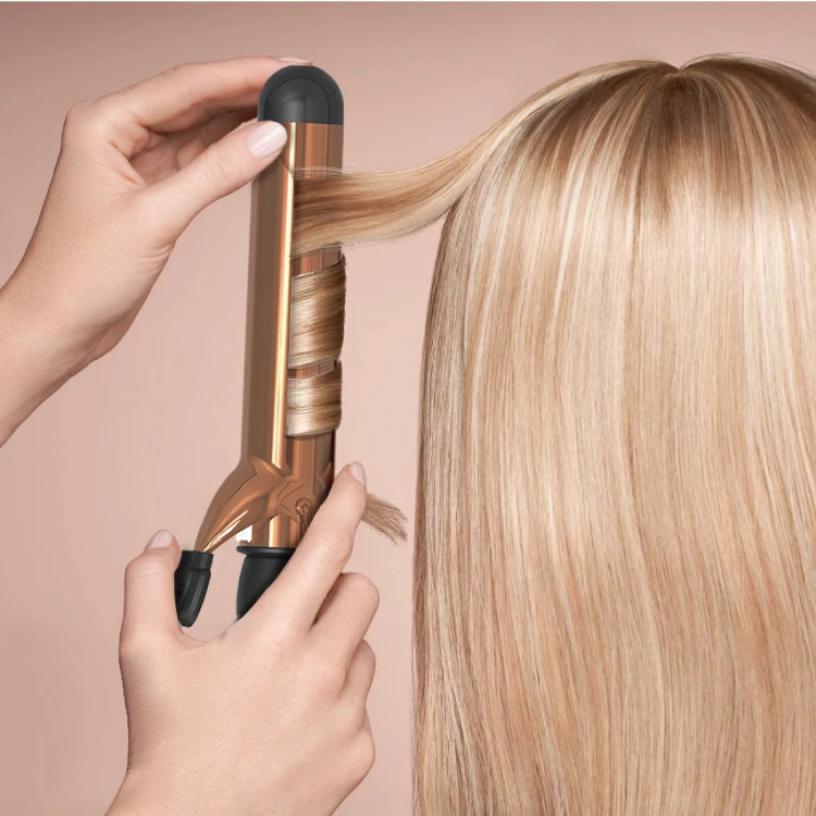 CE ROHS Professional Hair Curly Iron Tourmaline Ceramic Electric Curling Iron Conical Curling Wand  Hair Curler