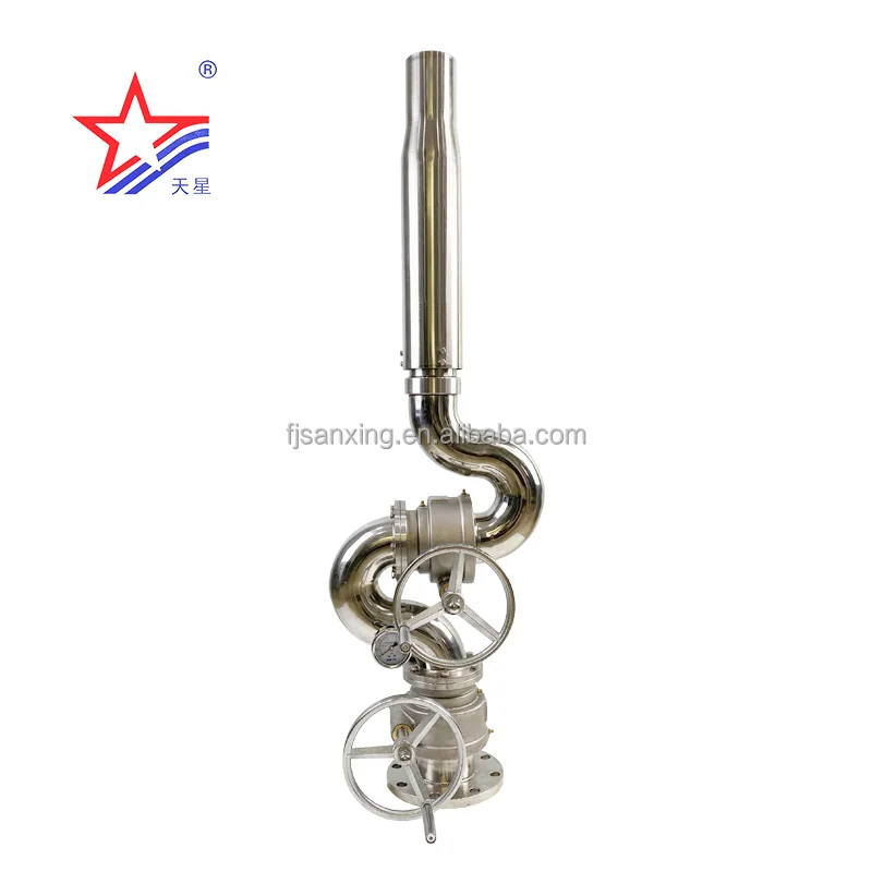 Factory Price High Flow Rate Foam / Water Adjustable Rotary Customize Water Cannon Fire Monitor