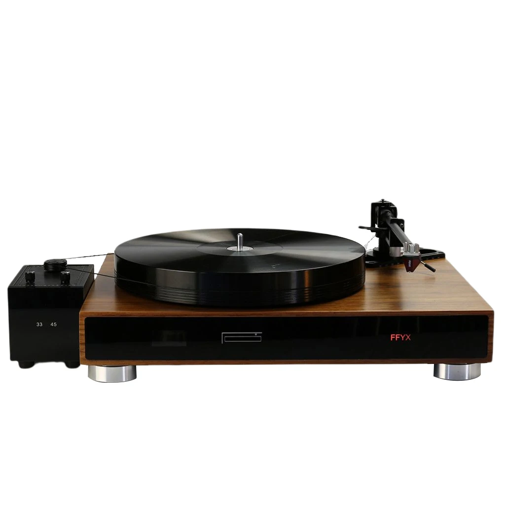 FFYX T1805A орех LP проигрыватель проигрывателя 2 вида Tonearm воздушный поплавок tangent tone arm Виниловый проигрыватель без картриджа