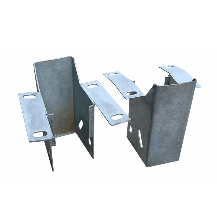 Metal Highway Guardrail Customized F Spacer Block for Square Post Crash Barrier System
