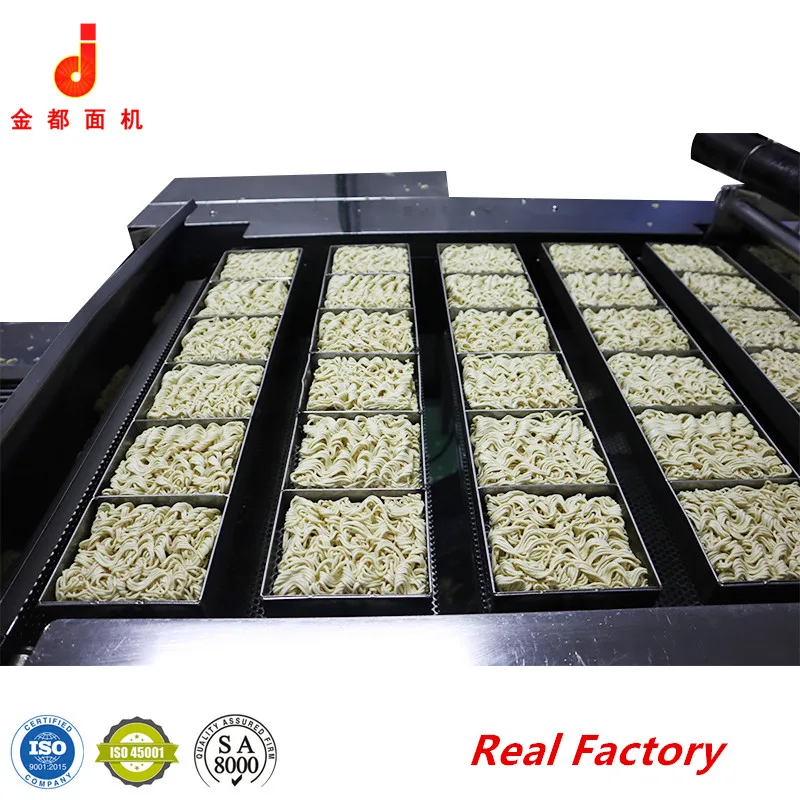 Stainless steel fried instant noodle making machine