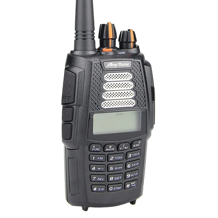 Anytone AT-398UV двухдиапазонный 5W иди и болтай walkie talkie двухстороннее радио с USB зарядное устройство ручной трансивер