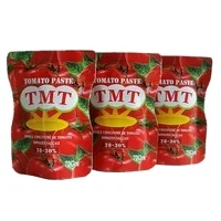 Sachet 70g tomato paste in 22-24 28-30 brix for Africa