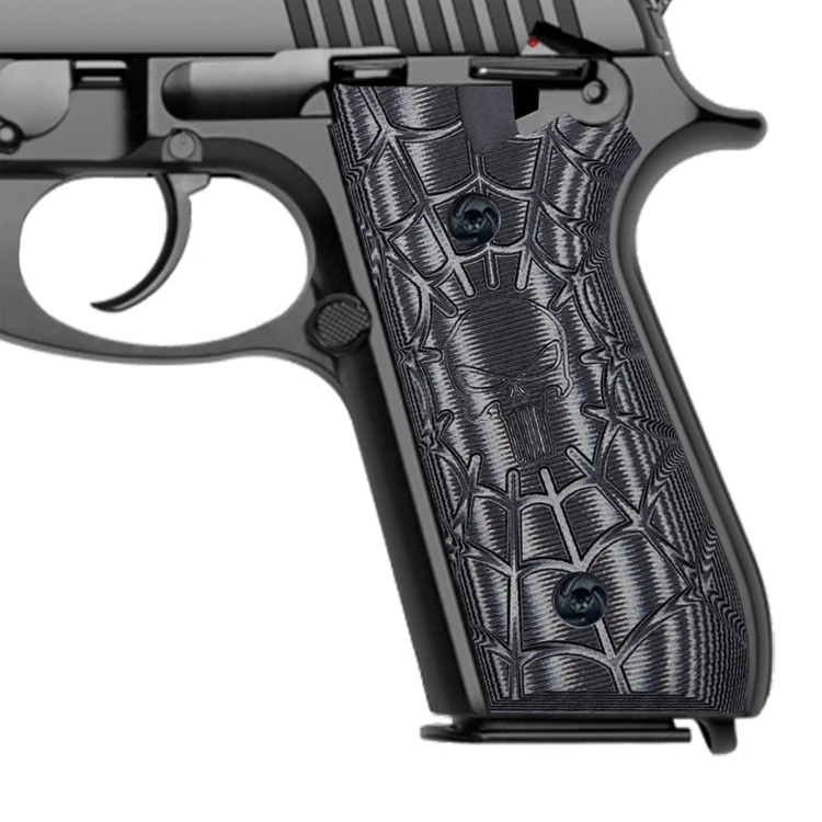 
Taurus PT92 G10 Gun grips handgun parts for PT-99/PT-92/PT-100/PT-101, Skull texture 