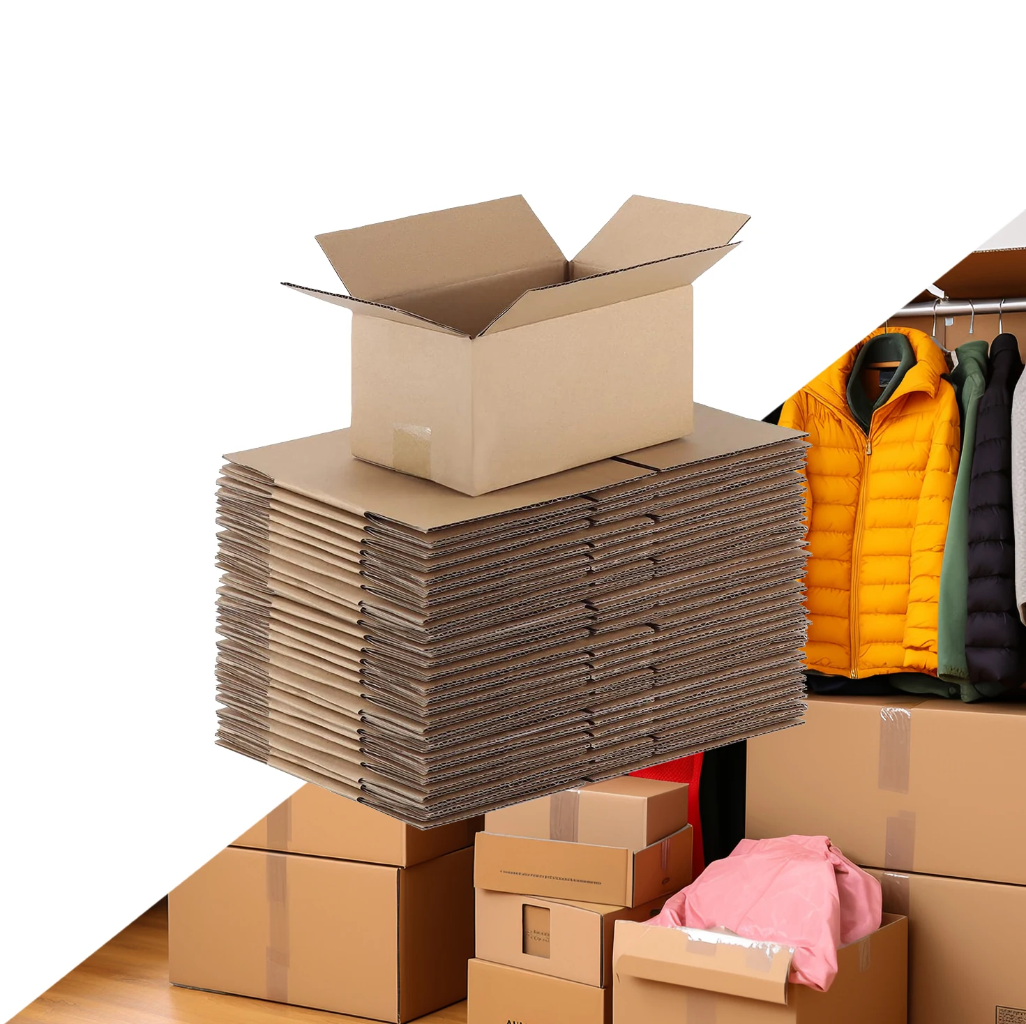 Custom Cardboard Packaging Mailing Moving Shipping Boxes Corrugated Box Cartons