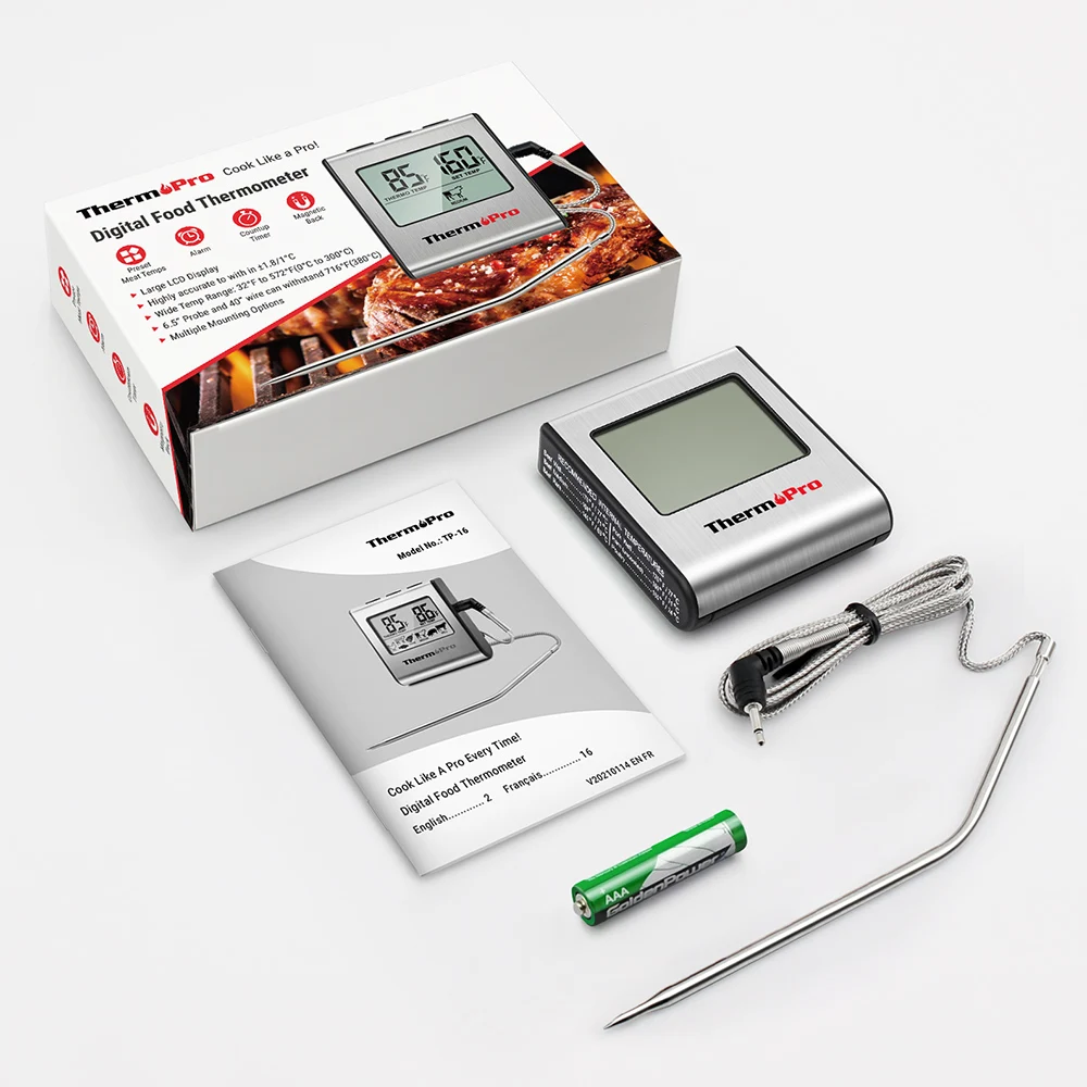 Thermopro Multifunctional TP16 Food Meat Thermometer with Probe