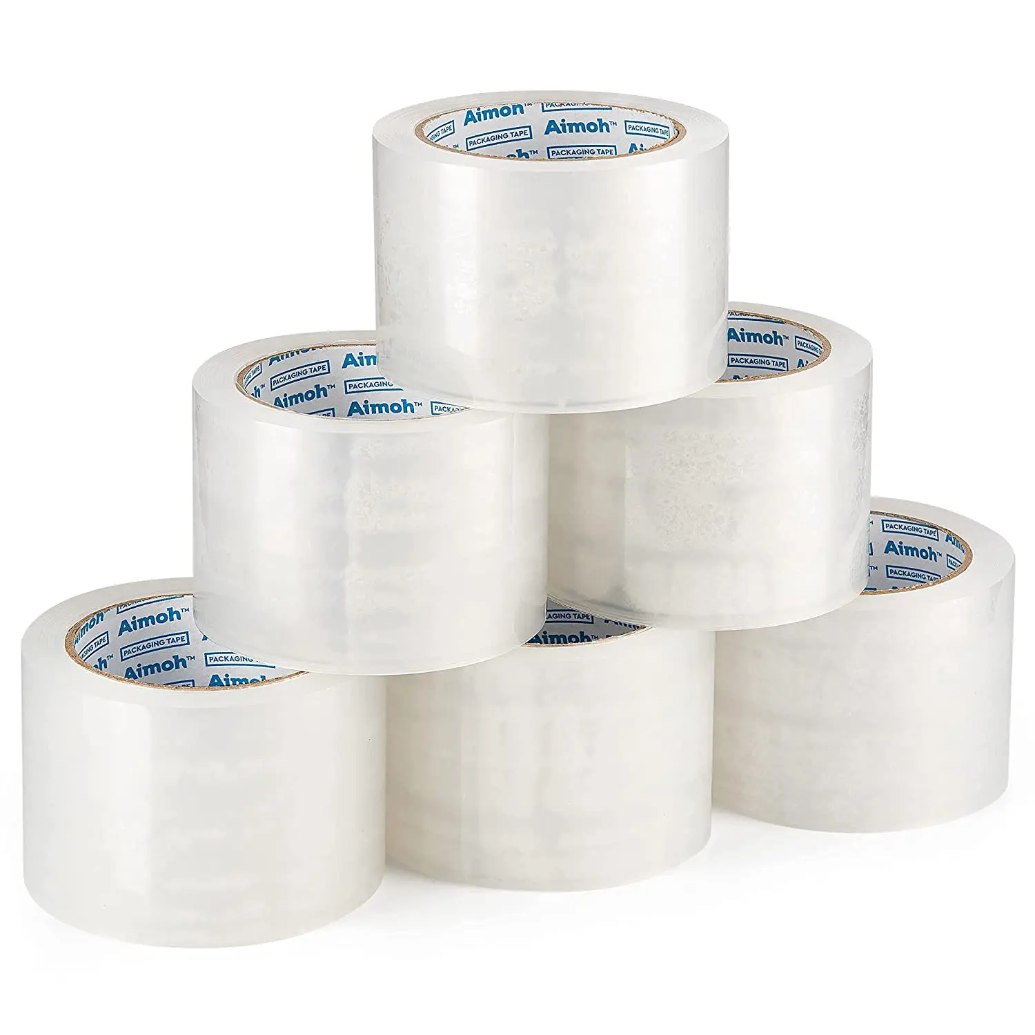 China sample 72 Rolls Clear Packing Packaging Tape 3 Inch x 330ft 2.0 Mil Thick