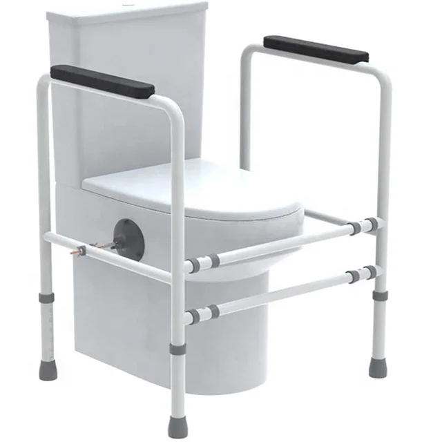 Bathroom Toilet Seat Aid Safety Grab Bar For Limited Mobility