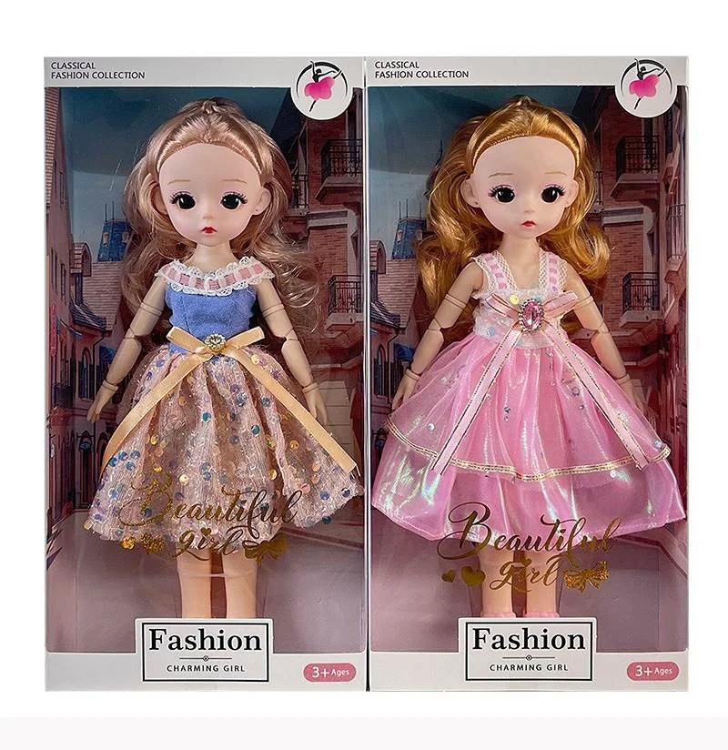 New selling 12 inch model beautiful Kids dolls vinyl set fashion rubber doll Fashion girl doll toys for girl