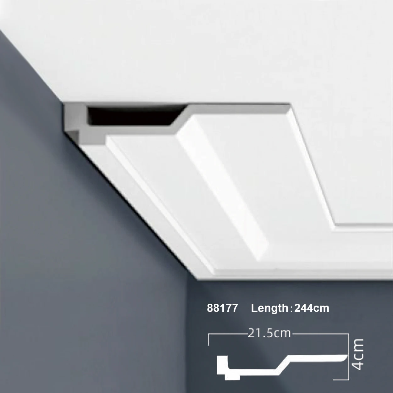 Auuan European Luxury Craft PS Moulding Ceiling Cornice for Home Decoration pu cornice malaysia