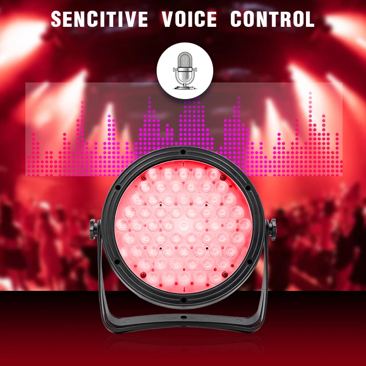 Big Dipper LPC120 Flash Effect Par Light 60x2W RGBW 4 in 1 Stage Lighting for Birthday Dj Party Club Bars