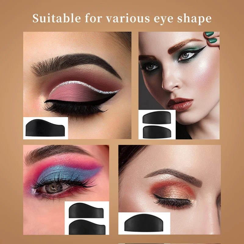 ARTMISS Eye Shadow Applicator Silicone Eyeshadow Stamp Crease Tools for Women Girls Eyes Makeup