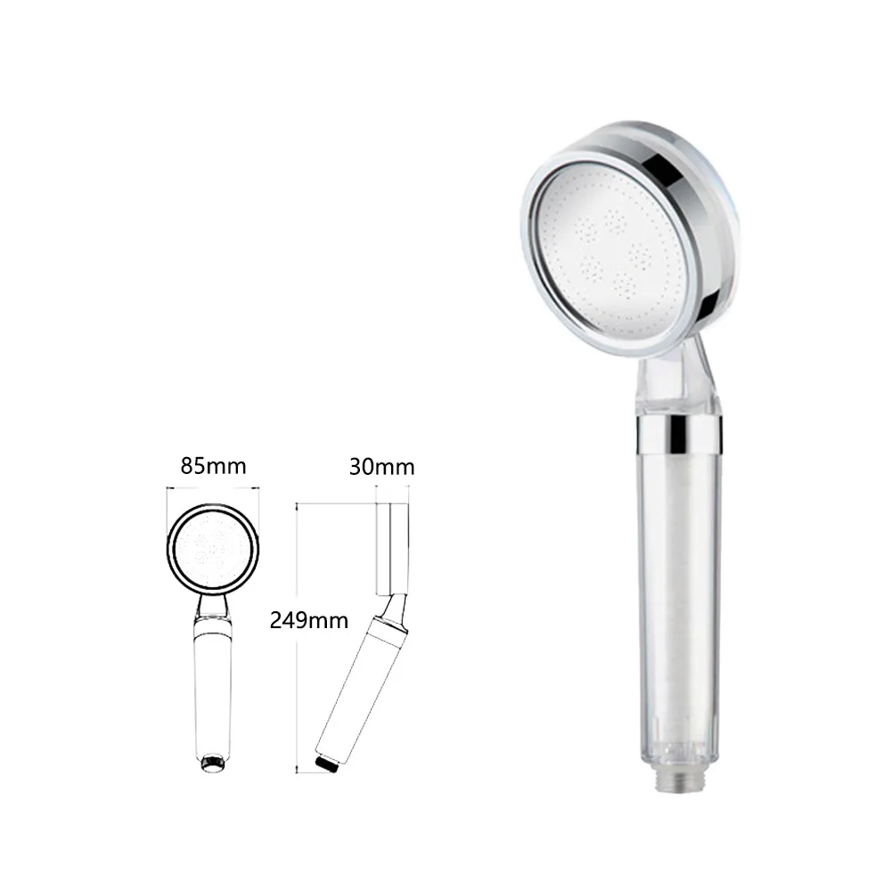 Filtered Shower Head with Handheld High Pressure Showerhead with Filters