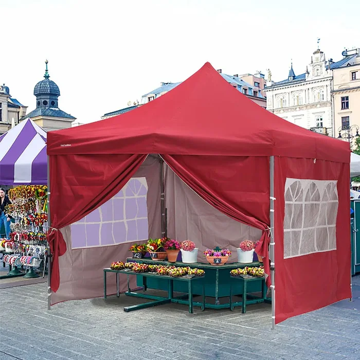 Wholesale Cheap High Quality Waterproof Outdoor Heavy Duty Party Tent Easy Pop Up Tent With Window Custom Canopy Tents