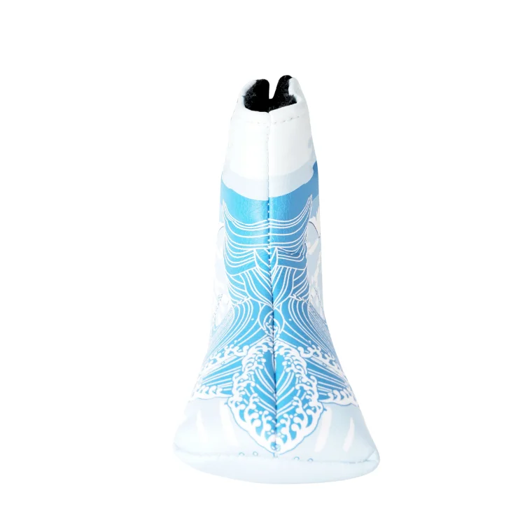 Justin High Quality Golf Club Head Covers Chinese Style Bule Ocean Putter Headcover