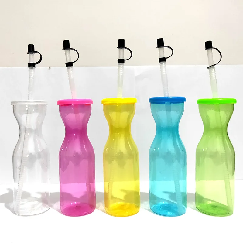 Flashing Light Plastic Party Slush Cups Led Plastic Yard Cup Slush Bottle With Yard LED Glow Cup