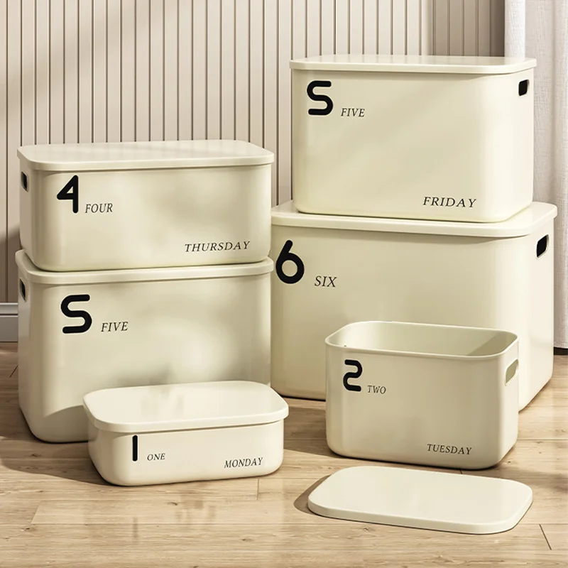 Low Price Multifunction Home Items Kitchen Cupboard Organizer Plastic Desktop Sundries Storage Box Bedroom Closet Bins with Lid