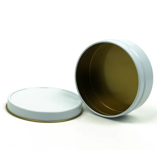 2020 New product Shallow round metal tin can