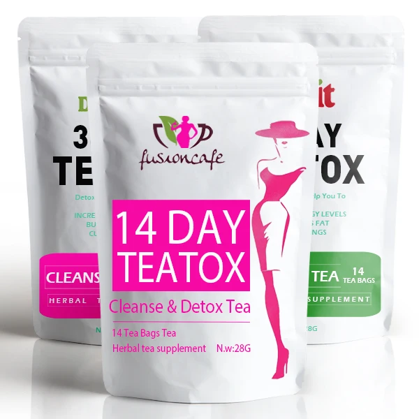 14 дней органический чай для похудения и потери веса TEATOX! Бесплатный инфузер бутылка!