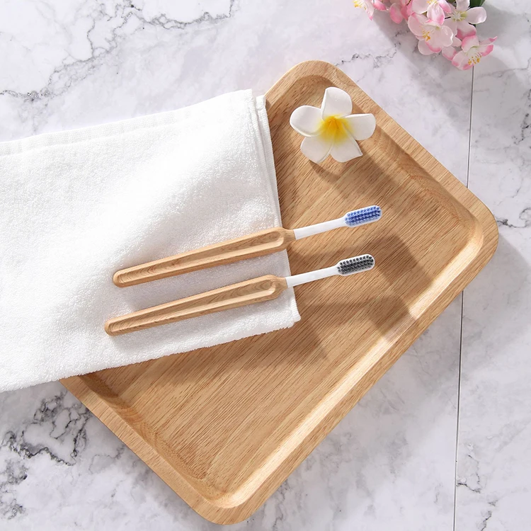 LULA Custom Logo Soft Slim Charcoal Bristle Tooth Brush Adult Toothbrushes Eco Friendly Bamboo Toothbrush