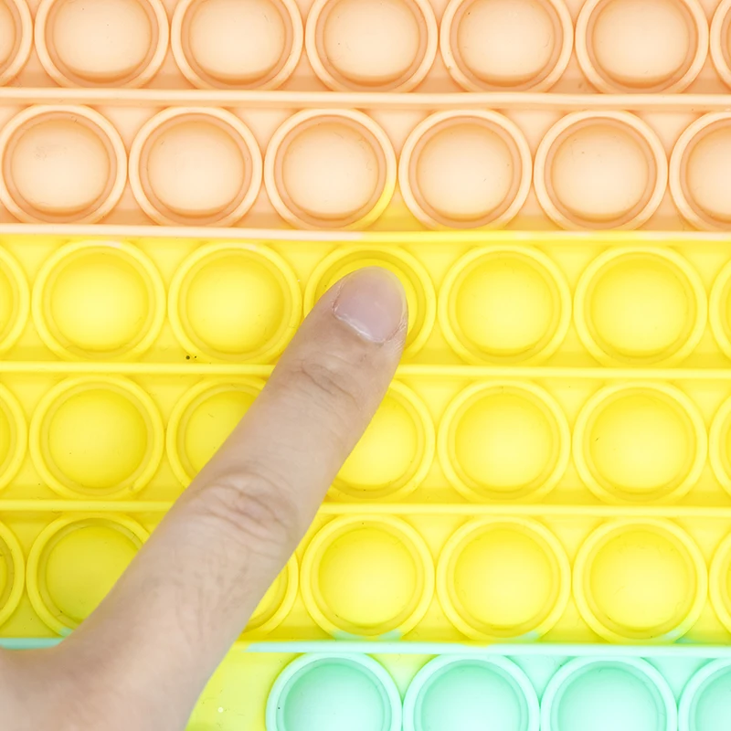 Cheap Silicone push pop fidget toys bubble sensory pop itting Fidget toys for kids
