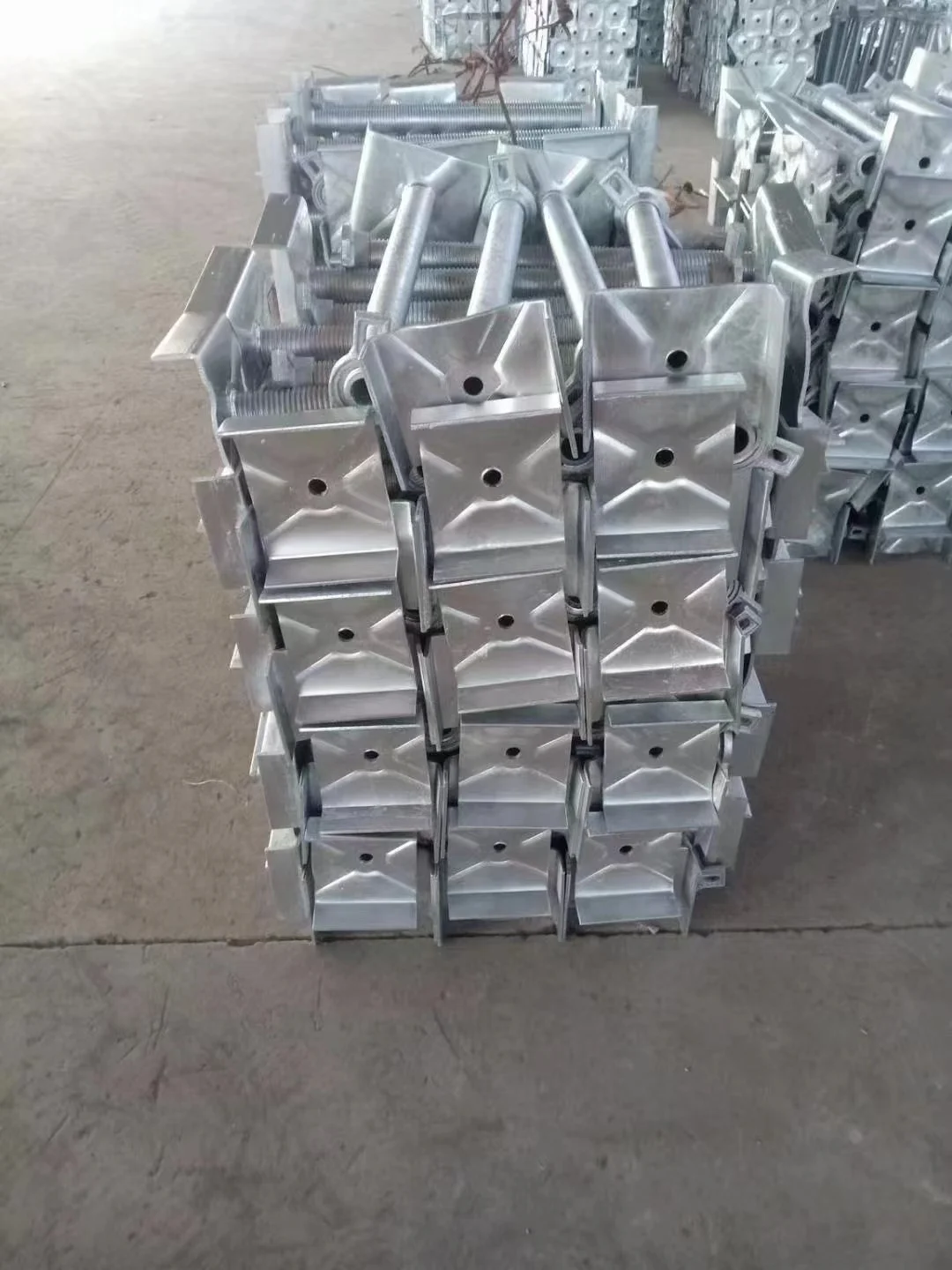 base collar Galvanized Layher Steel Scaffolding Ringlock System For Construction