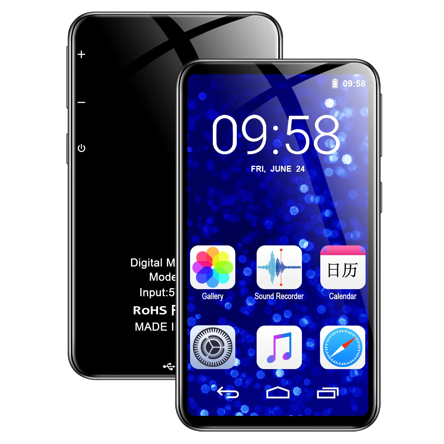 Заводская поставка, полный сенсорный экран 3,6 дюйма, X15, Wi-Fi, MP3, MP4 плеер, HiFi, Цифровой музыкальный плеер без потерь, встроенный динамик