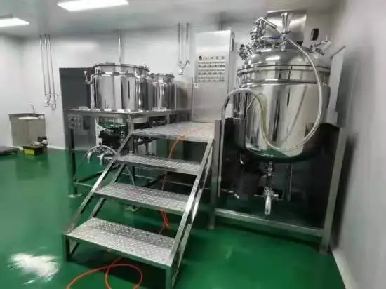 High Speed Lab Cream Vacuum Emulsifiers 5L/20L/50L homogenizer Small Lab Cream Lotion Mixer lab equipment vacuum mixer