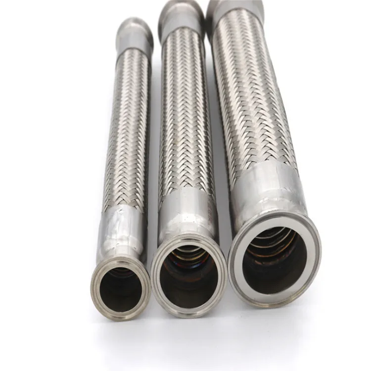 304 stainless steel flexible tube high pressure corrugated metal hose