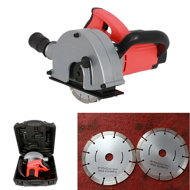 1700W Blade 150mm Electricity Power Source Wall Chaser Slotter Machine  For Sale (M1Y-OC01-150A)