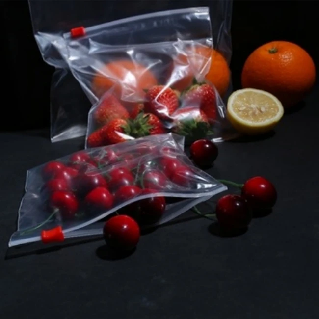 Прозрачная Ламинированная Сумка-слайдер на молнии с индивидуальным принтом LDPE