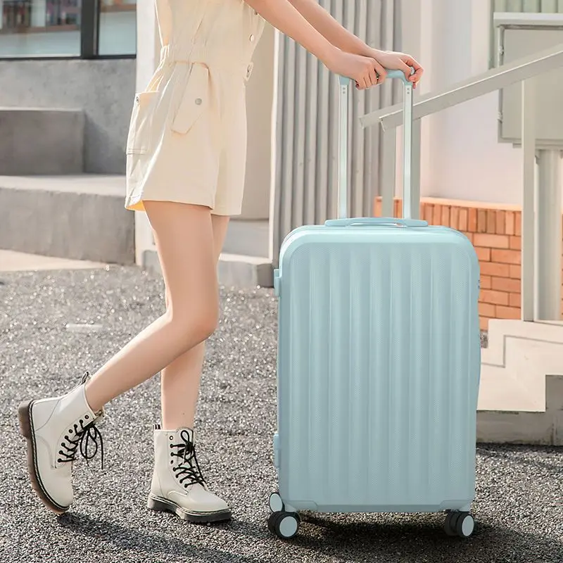 July Hard shell Durable ABS+PC Material Trolley Luggage With High Quality 4 Rolling Spinner wheels Travel Suitcase