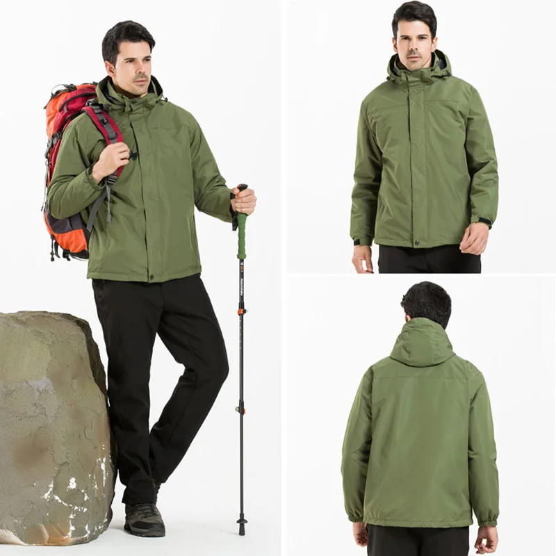 
Daily Outdoor Adventure Three in One Men Snow Jacket Homme Sport Jacket 