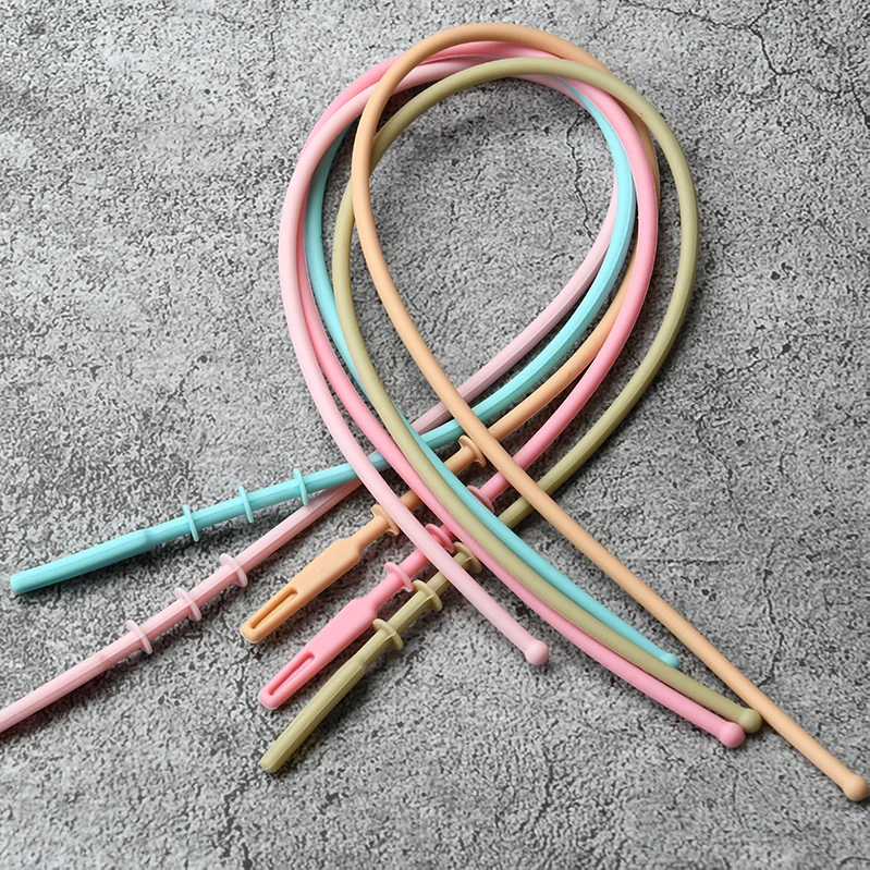 Factory wholesale  Food Grade Reusable Silicone Rubber Eco Friendly Straw For Drinking Silicone Straws Portable