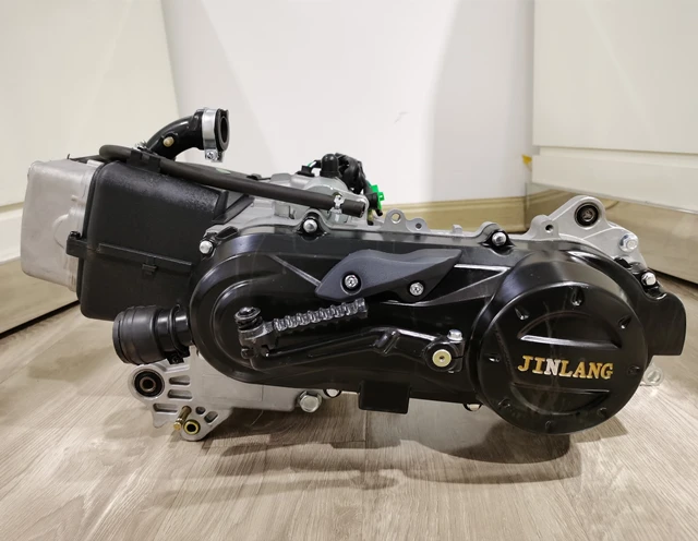 Jinlang 50cc Horizontal  Motorcycle Engine With Electric Starting Less Vibration And Reliability Of Motor