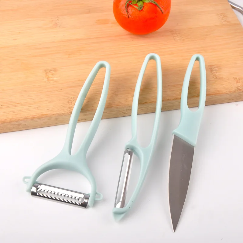 Stainless Steel Fruit Peeler Set Vegetable Cabbage Carrot & Potato And Fruit Peeler Knife