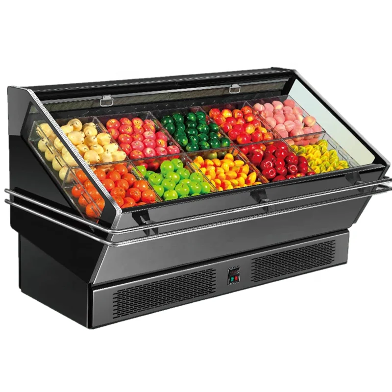 Холодильник для супермаркета коммерческий холодильник с дисплеем фруктов холодильная витрина напитков