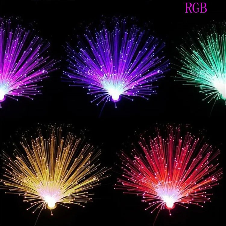  Лидер продаж; Разноцветная свет украшения праздника свадебные светильник светодиодный волоконно-оптический ночник лампа детское платье для