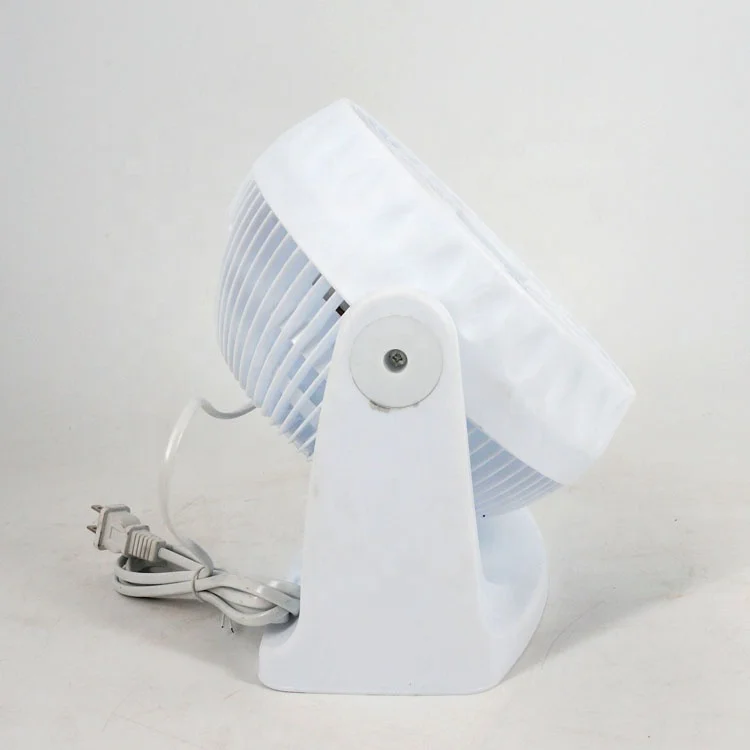 8 Inch new fashion design white black plastic adjustable small cheap desk box air cooling floor table stand fan