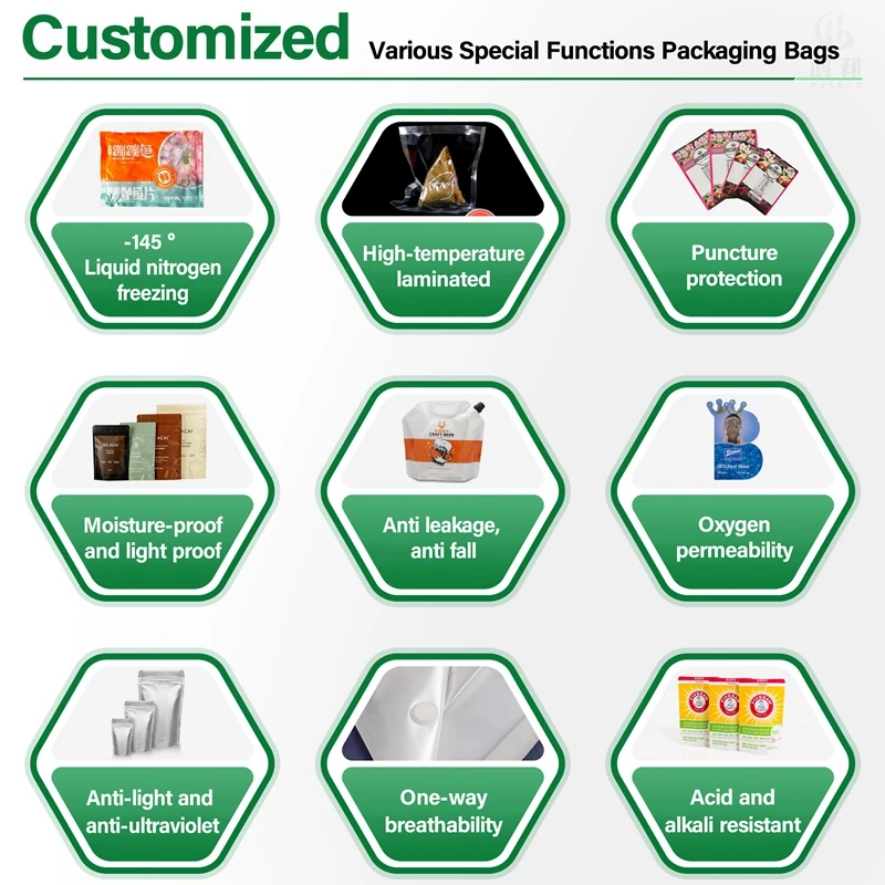 Hot selling pe/pe packaging bags in Europe and America, free samples of recyclable materials stand up pouch