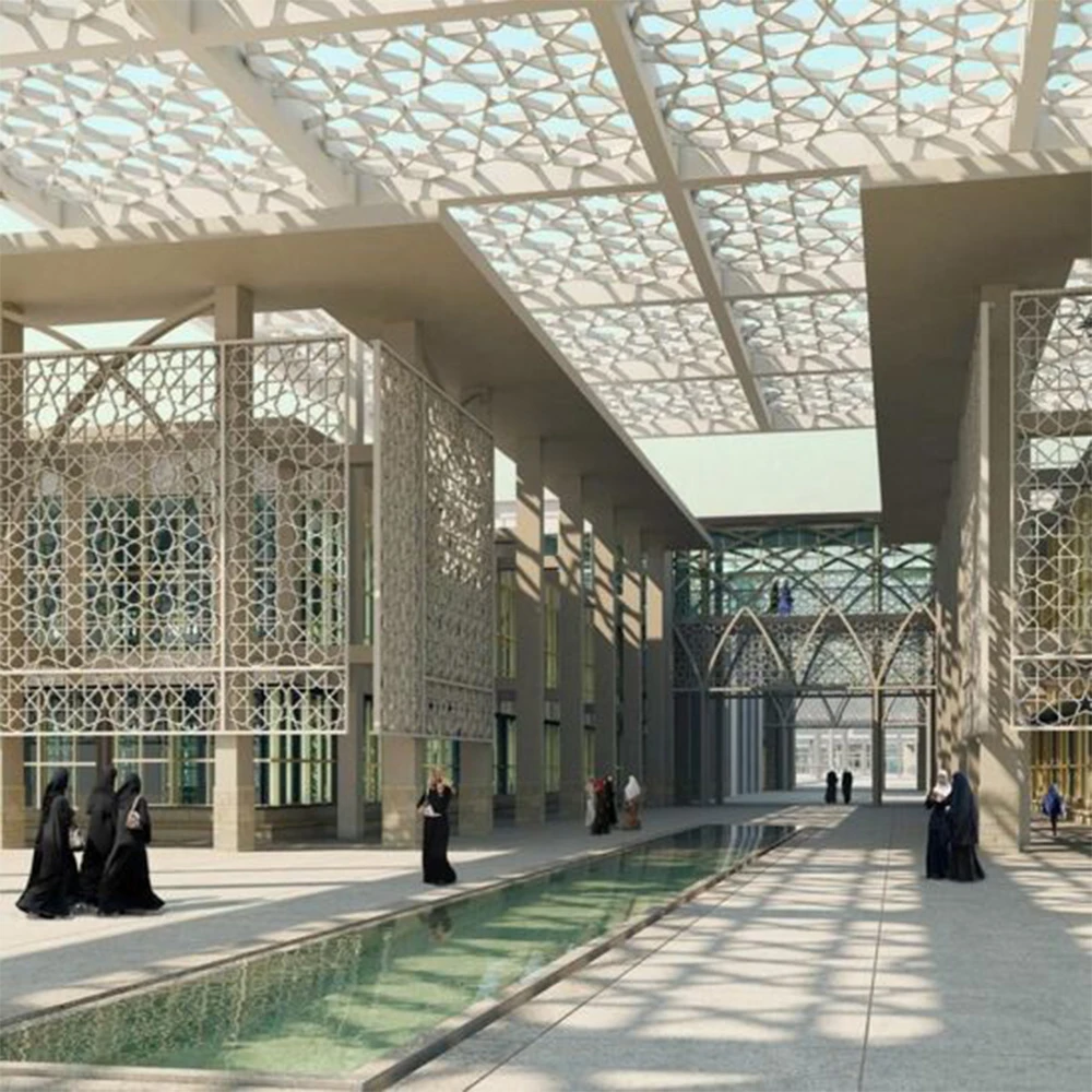 Professional factory OEM service Laser Cut Metal Privacy and Decorative Aluminum Sheet Panels