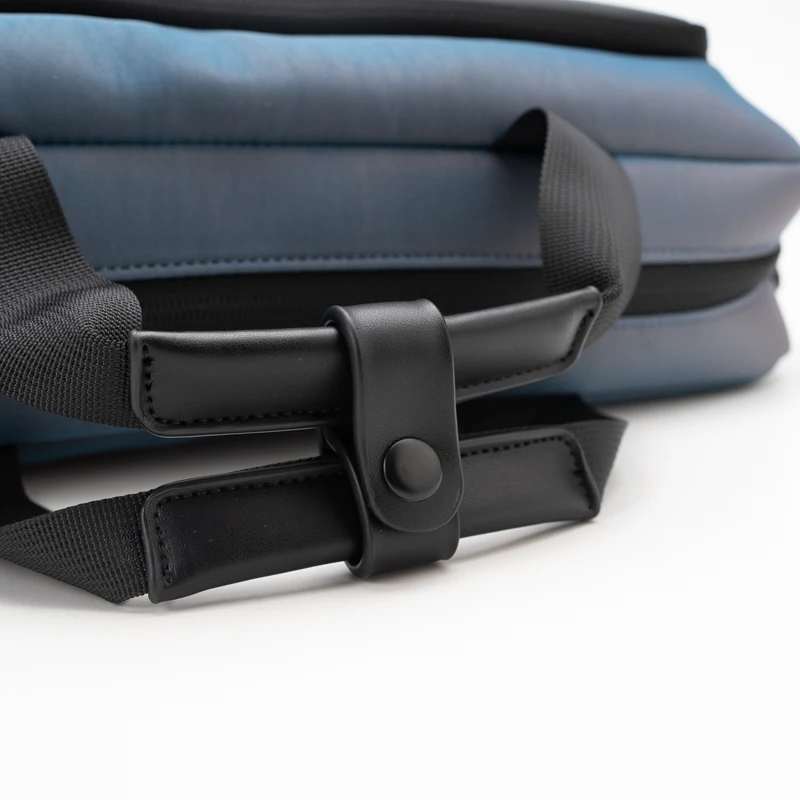 New Designer Large Portable Men Luxury Laptop PU Leather Waterproof Shoulder Business Laptop Bag For Office