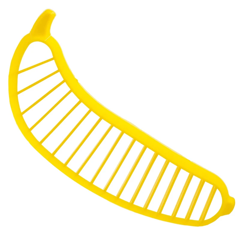 Banana Cut Gadget for Kitchen Easy Plastic Banana Slicer Cutter