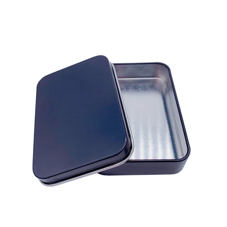 Factory Direct Small Metal Container Tin Box 87*60*18H