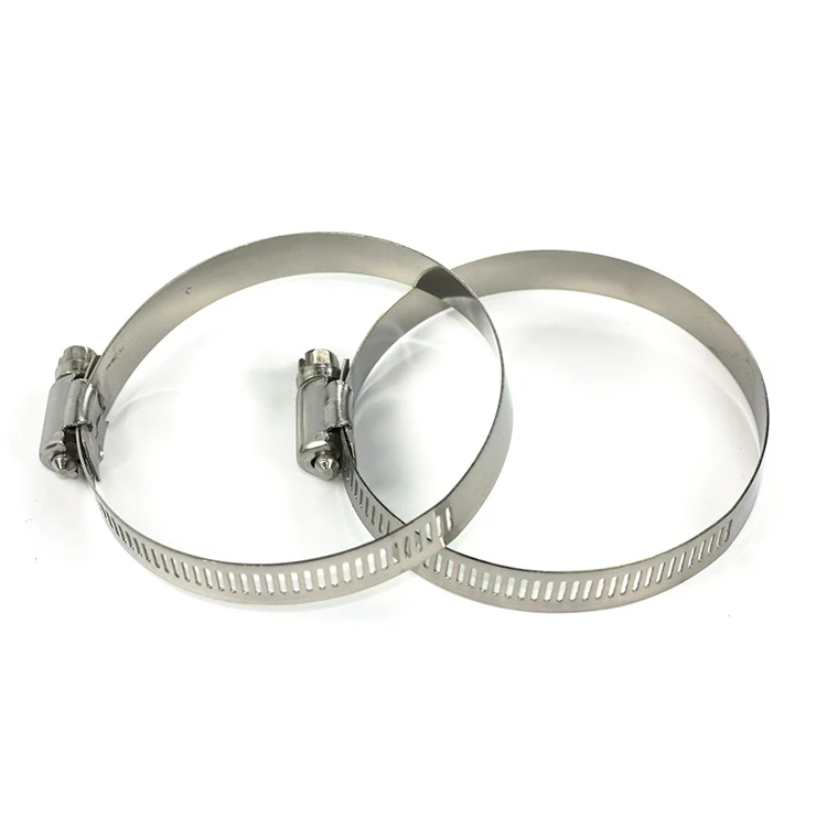 wholesale best price  67~85mm 304  mini american type pipe hose stainless steel clamp