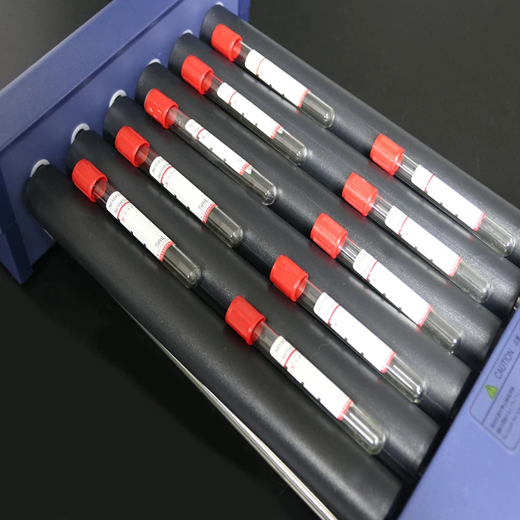 MX-T6-S Blood Tube Roller Mixer Machine Laboratory Mixer Tube Roller 6 Rollers Mixing Length 280mm Blood Sample Mixer