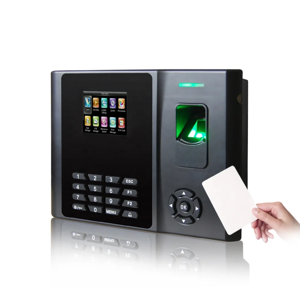 Система биометрической посещаемости с батареей отпечатков пальцев и RFID-карты