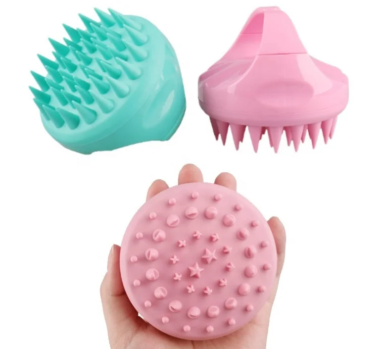 
Hot Selling Scalp Hair Massager Silicone Shampoo Brush Shampoo Hair Brush Silicone Scalp Head Massager 